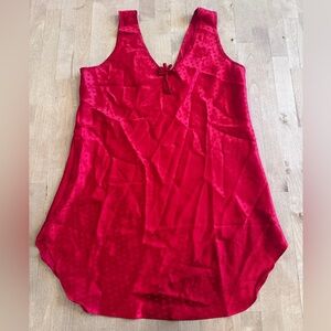 Elegant Red Sleeveless Tank Top
